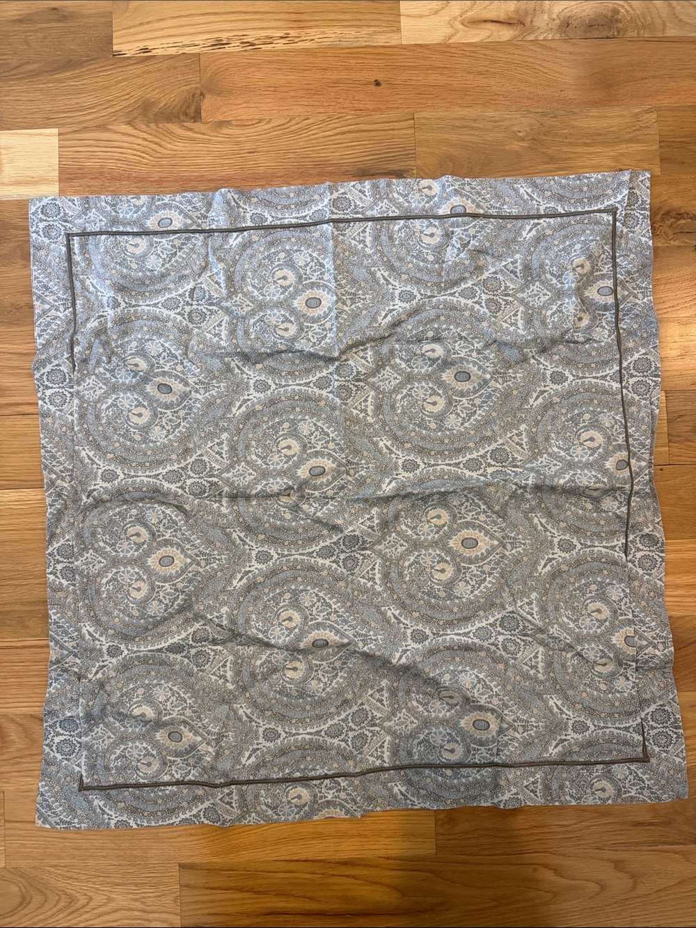 Restoration Hardware Italian Damask Paisley King Duvet / 2 Euro shams